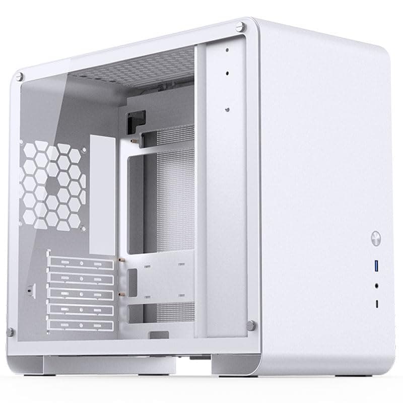 Jonsbo U4 Mini, Micro-ATX, Verre Trempé - Blanc - Image 1