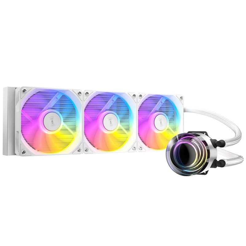 Kit+Watercooling+AIO+Antec+Vortex+Lum+RGB+-+360mm+%28Blanc%29 - Image 1