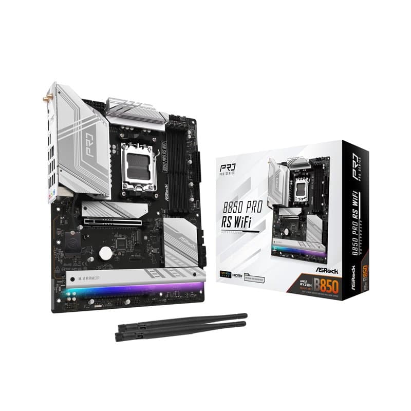 MB ASRock AM5 B850 Pro RS, WiFi - Image 1
