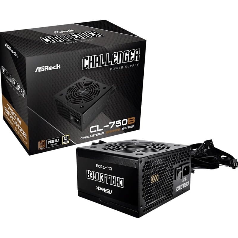 Alimentation+ATX+ASRock+Challenger+Bronze+-+750W+%28Noir%29 - Image 1
