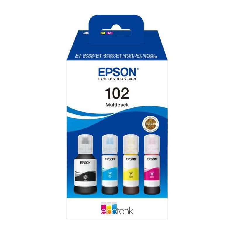 Epson 102 EcoTank 4-colour Multipack - Image 1