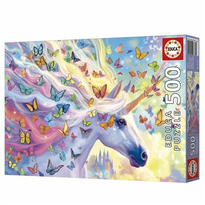 Puzzle Educa Rainbow Unicorn - Image 1