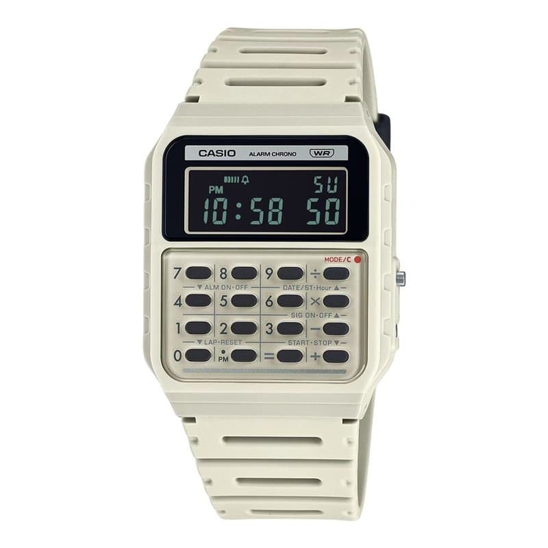 Montre Homme Casio CALCULATOR EDGY COLLECTION - CREAM - Image 1