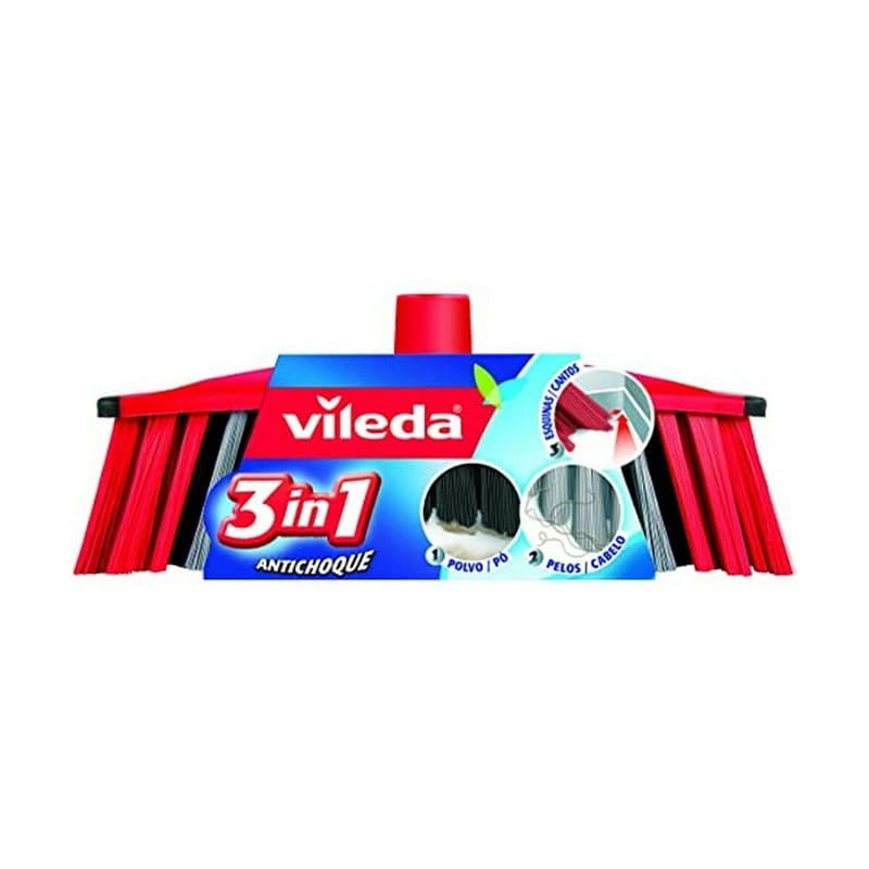 Brosse Vileda 142156 Noir Rouge Gris Plastique (1 Unité) - Image 1