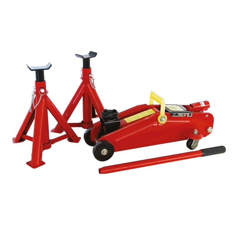 Carpoint Cric rouleur 2000kg avec chandelles - Image 1
