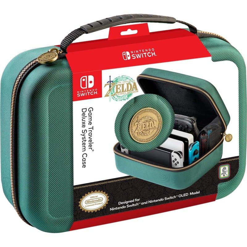 Etui de luxe vert Zelda pour Nintendo Switch NNS61G - Image 1