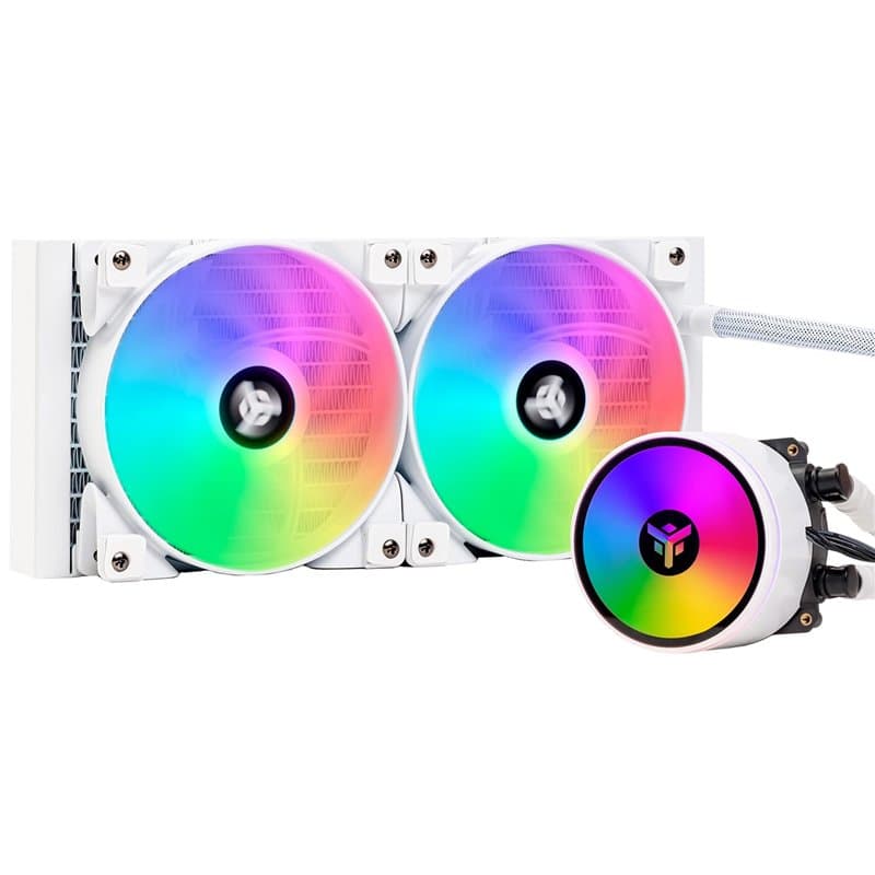 Evoliq 240 ARGB Kit de Refroidissement par Eau, Blanc - Image 1