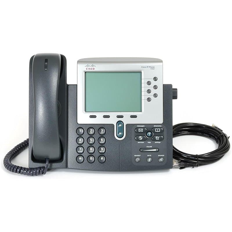 Cisco CP-7962G Téléphone VoIP Noir - Image 1