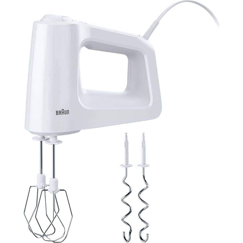 Braun HM3000WH Batteur avec Fouet/Pétrin Blanc 450 W - Image 1