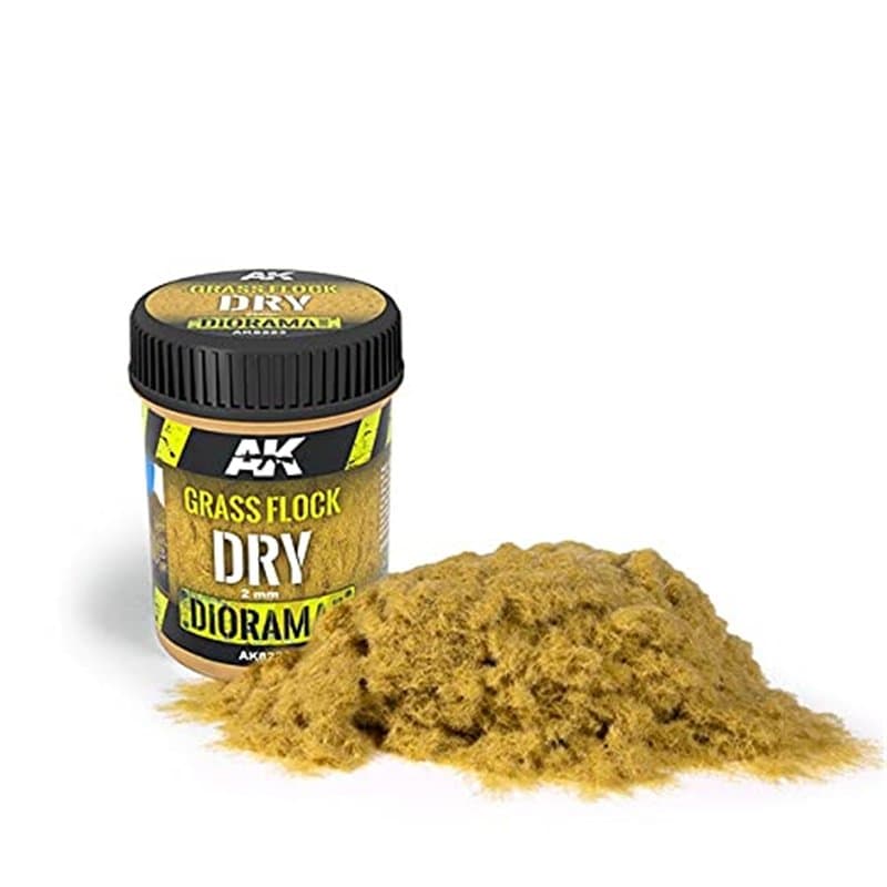 Ak+Interactive+Dioramas+-+Grass+Flock+Dry+2mm+%28250+ml%29 - Image 1