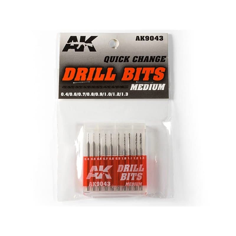 AK TOOLS AK9043 Drill Bits 0,4-1,3 (10pcs) - Image 1