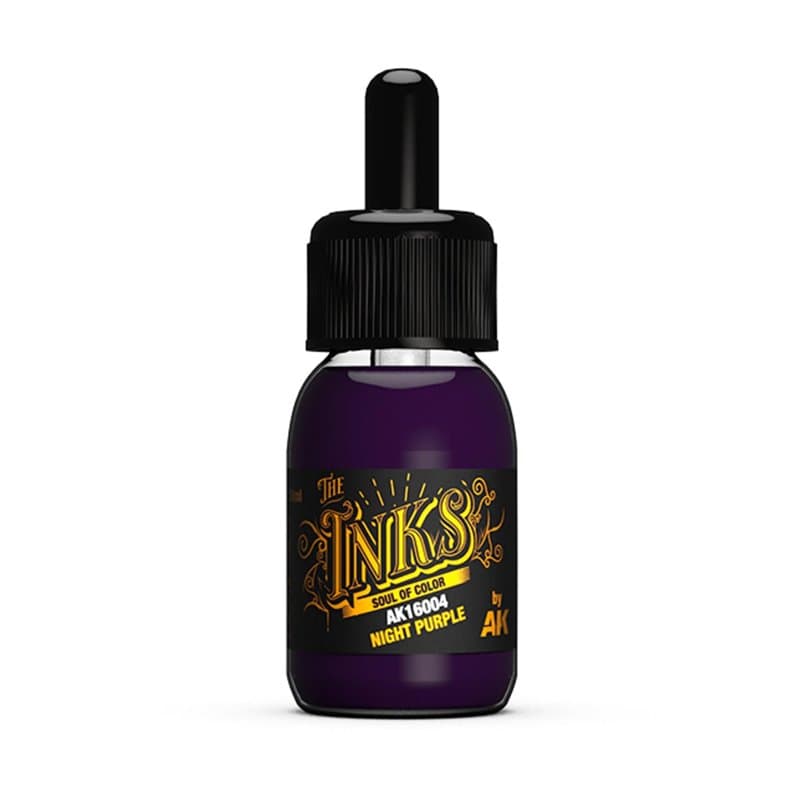 Ak+Interactive++Pot+de+Peinture+-+Inks+Night+Purple+%2830+ml%29 - Image 1