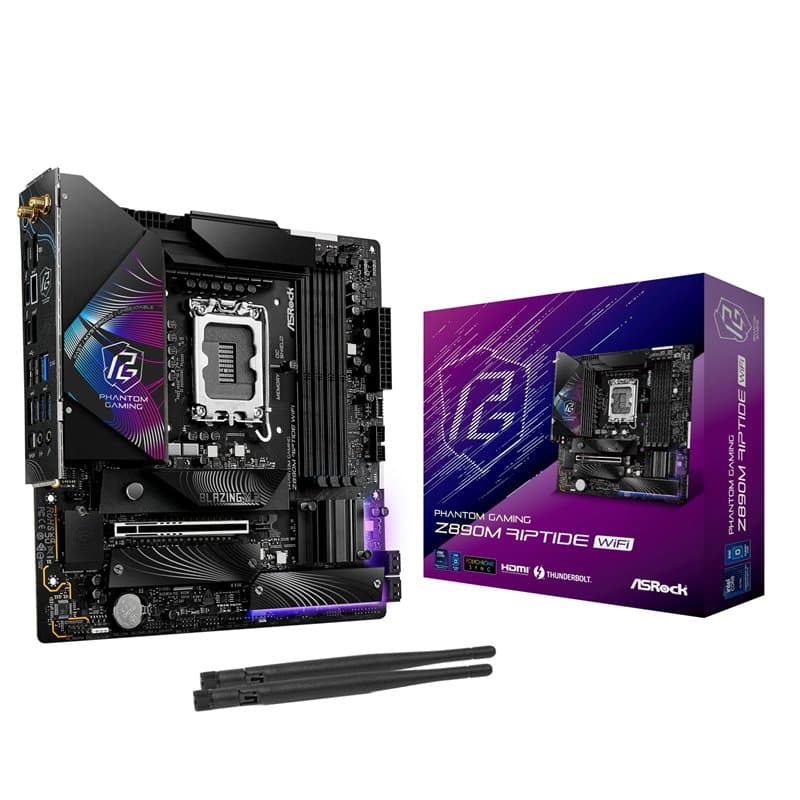 MB ASRock Intel 1851 Z890M RIPTIDE WIFI - Image 1