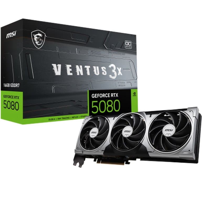 Carte Graphique MSI RTX 5080 16G VENTUS 3X OC 16 GB - Image 1