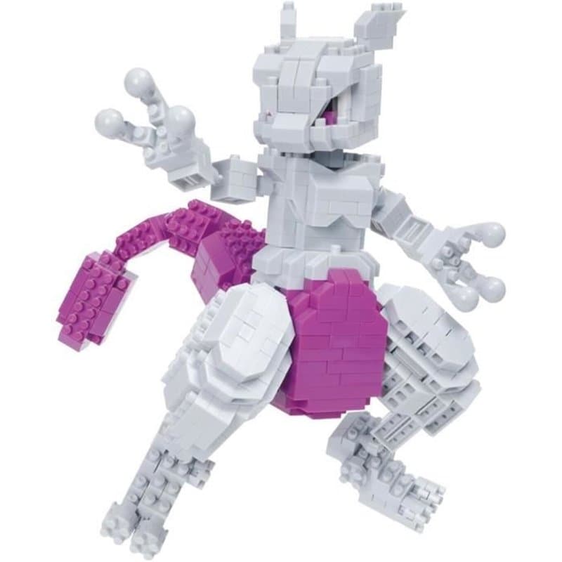 Figurine en briques - BANDAI - NANOBLOCK - Pokémon - Mewtwo - Image 1