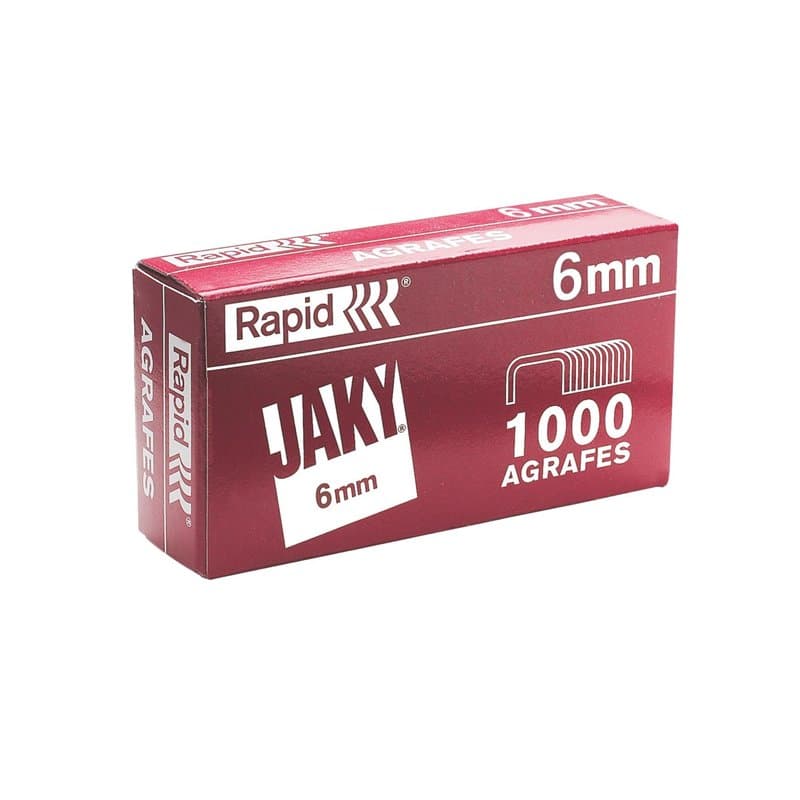 Rapid 11720002 Agrafes Jaky 6, cuivrées - Image 1