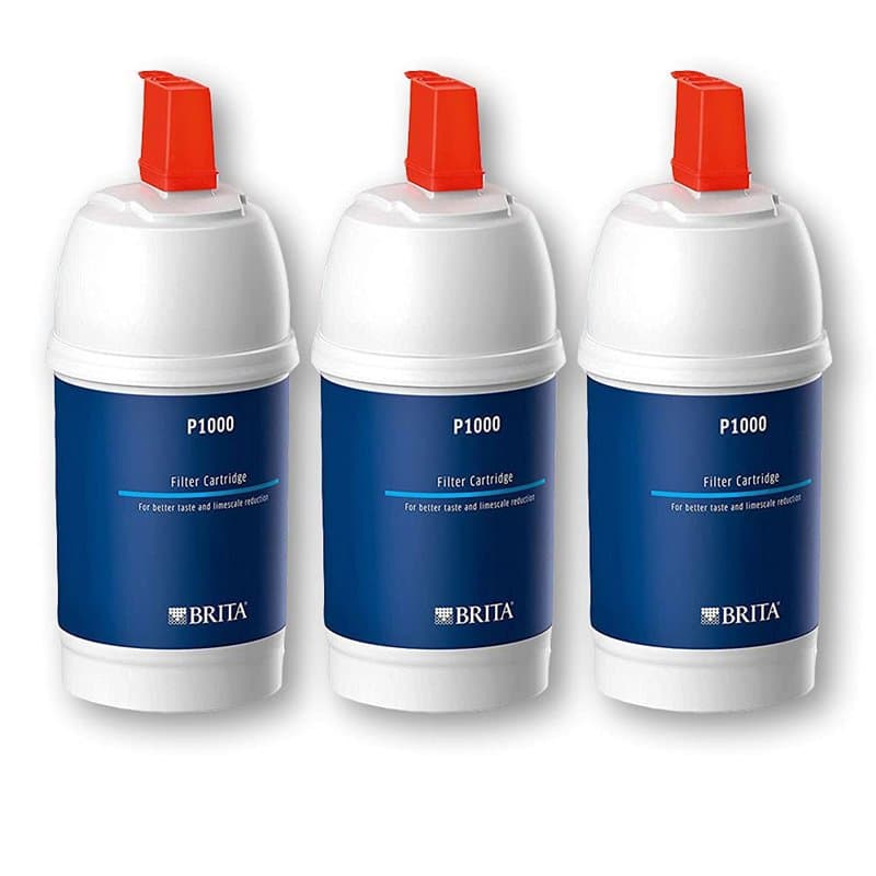 Brita P1000 Lot de 3 filtres à eau pour robinet Brita - Image 1