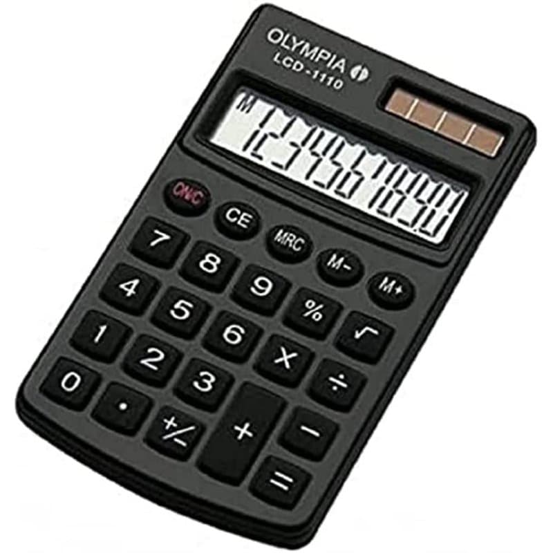 Olympia LCD1110BK Calculatrice Noir - Image 1