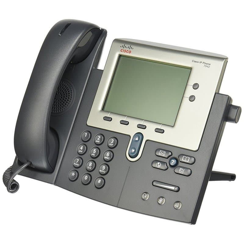Cisco CP-7942G Téléphone VoIP Noir - Image 1