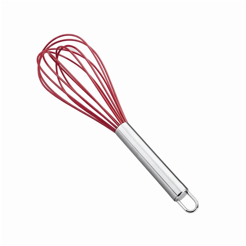 Lacor 61621 Fouet en Silicone 20 cm, Argent, Rouge - Image 1
