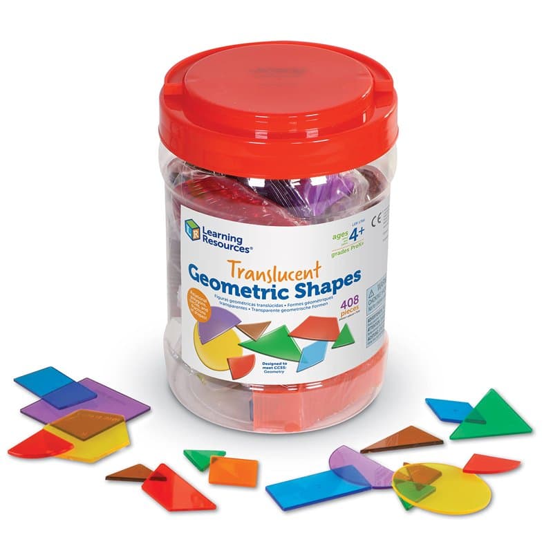 Learning Resources Seau de Formes Transparentes - Image 1