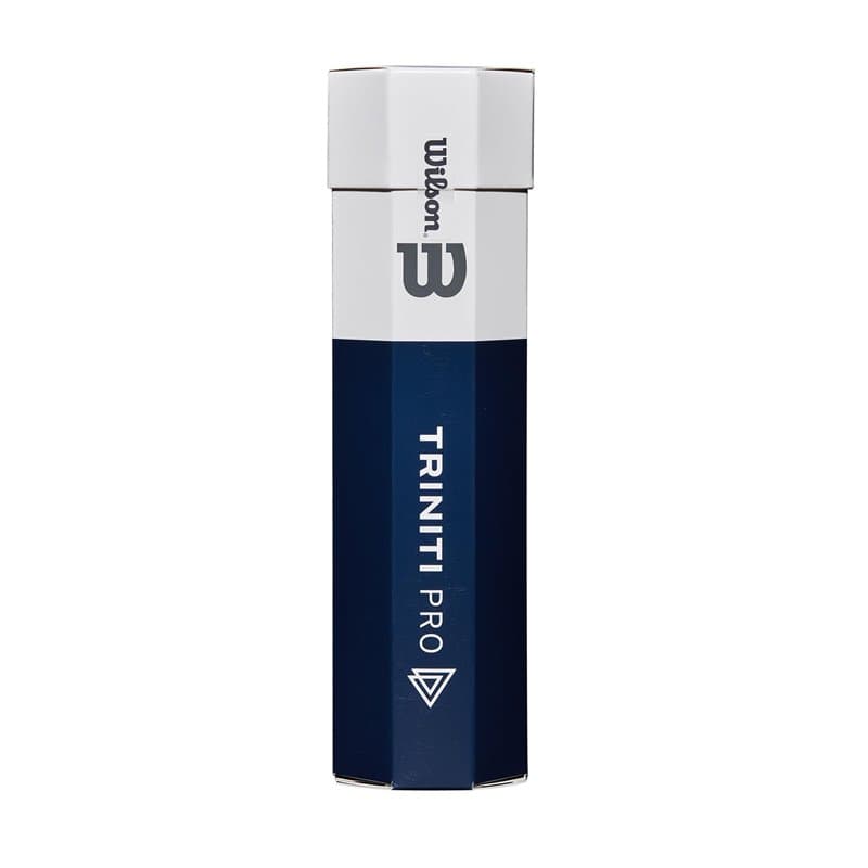 Wilson Balles de Tennis Triniti Pro, Jaune, 1 x 4 Balles - Image 1