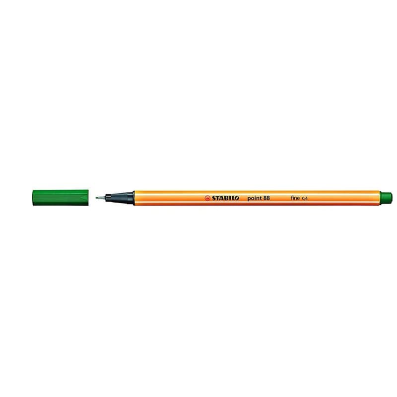 Stabilo Point 88 Lot de 3 Stylos fins 88/53 Vert sapin - Image 1
