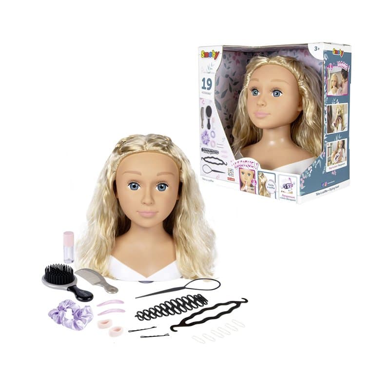 Smoby Mijn Beauty Kappop Blond met Accessoires, 19dlg. - Image 1