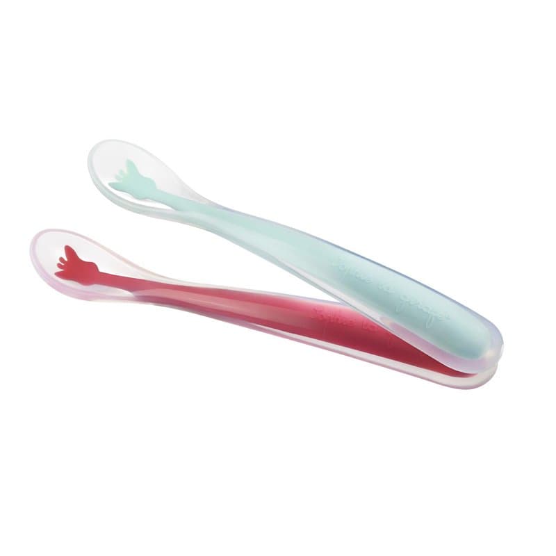 Sophie la Girafe - Lot de 2 Cuillères Douces Silicones - Image 1