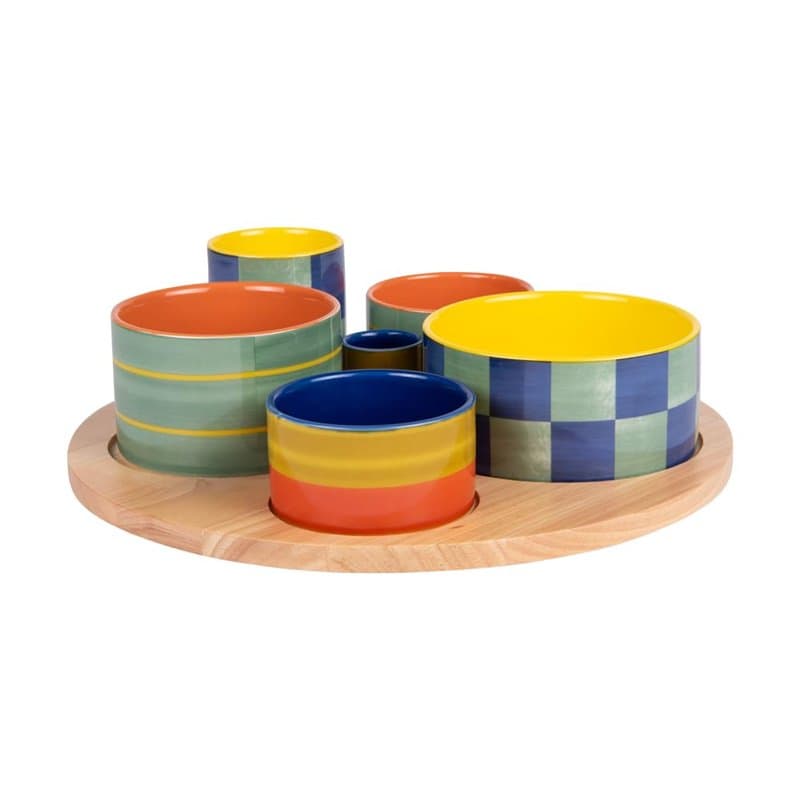 Table Passion - Service apéritif 6 pièces Capri 31cm - Image 1
