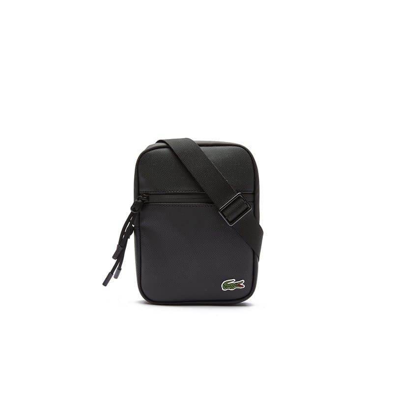 Lacoste sac porté épaule Lcst Homme Noir - Image 1