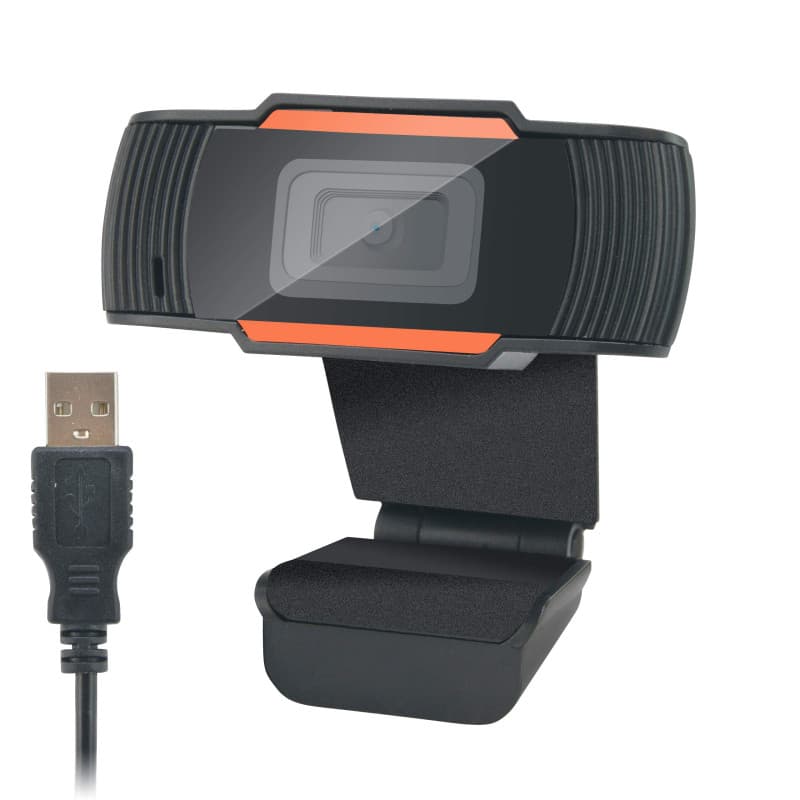 Waytex Webcam HD 3MP USB 2.0, Micro, Base articulée 60108 - Image 1