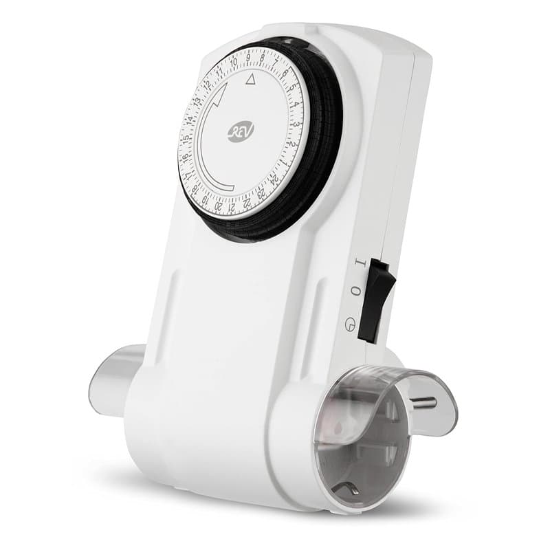 REV Prise programmable numér. blanc 2x - Image 1