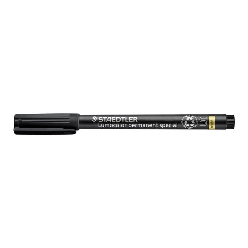 Staedtler Lumocolor Lot de 10 Feutres permanents Noir - Image 1