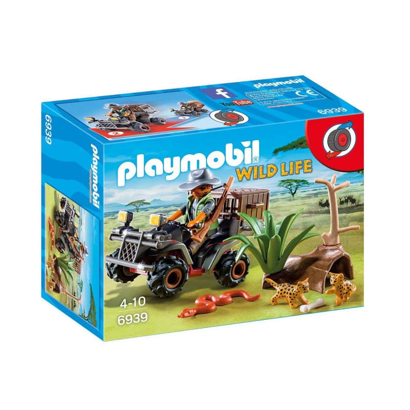 Playmobil 6939 Braconnier avec Quad - Image 1