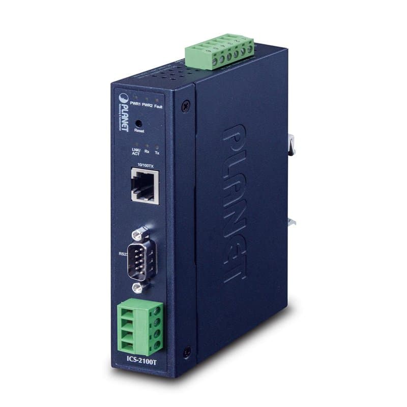PLANET ICS-2100T Indus. Serveur IP Série RS232/422/485 - Image 1
