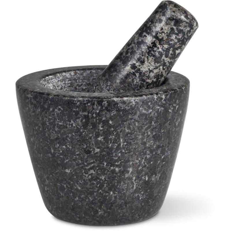 Mini mortier de cuisine et pilon en granit - Image 1