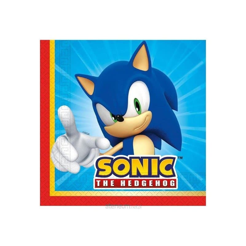 20 serviettes Sonic Party - Image 1