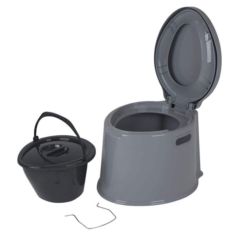 Bo-Camp - Toilette Portable - 7 ltr - Gris - Image 1
