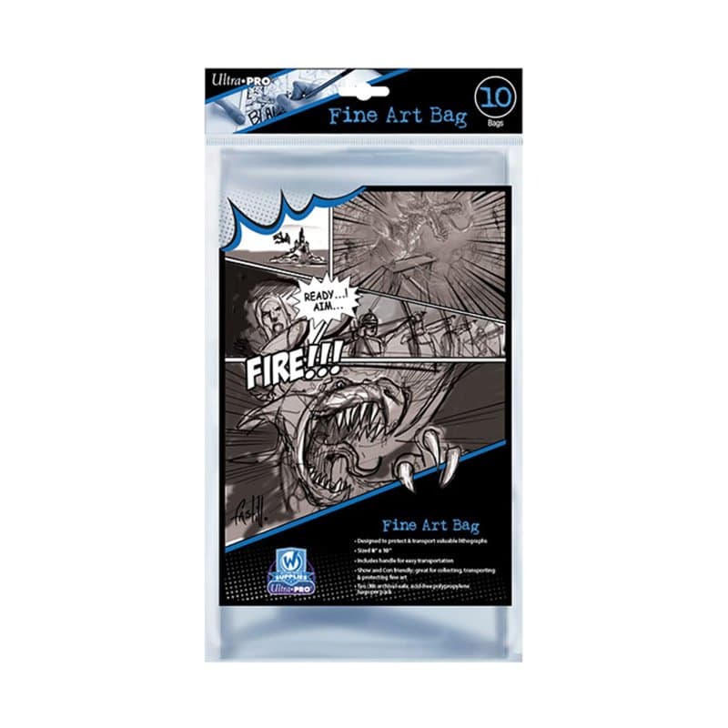 Ultra Pro Lithograph / Fine Art Bag 8 x 10 - (10 Bags) - Image 1