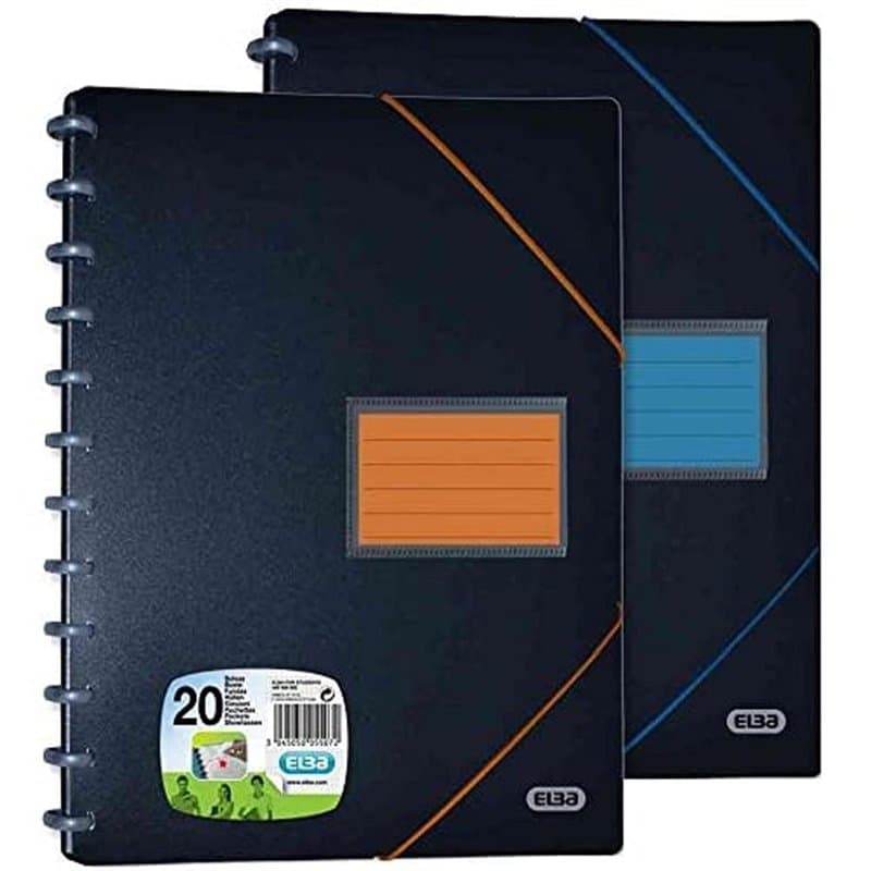 Elba Porte-documents A4 Assortis Lot de 10 - Image 1