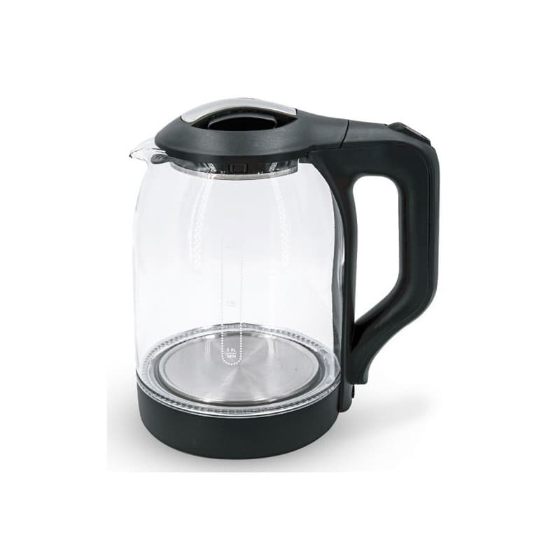 Bouilloire COMELEC 1,8 L 1500W Noir Blanc Acier inoxydable 1500 W 2200 W - Image 1