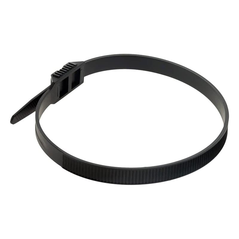 Lot de 25 colliers de câblage 9x 260mm - Noir - Zenitech - Image 1