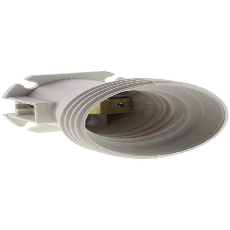 Lot 20 douilles de chantier E27 - Blanc - Zenitech - Image 1