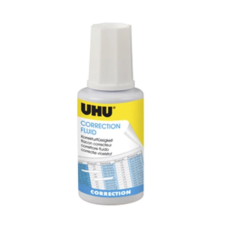 UHU Liquide de correction Correction Fluid, blanc, 20 ml - Image 1