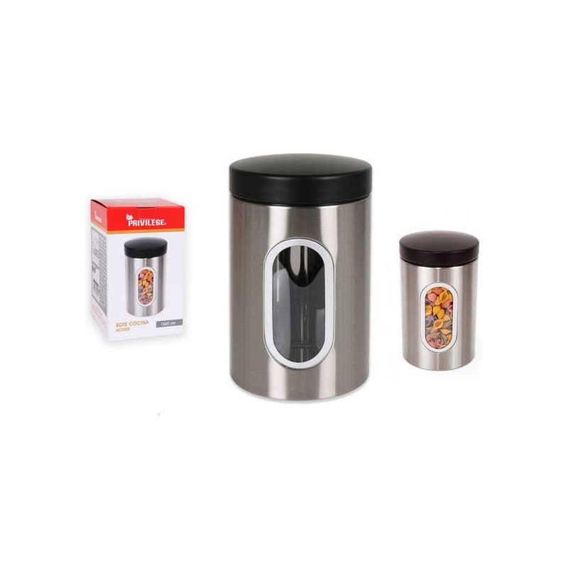 Pot pour ustensiles de cuisine Privilege 143617 Acier (13 x 21 cm) - Image 1