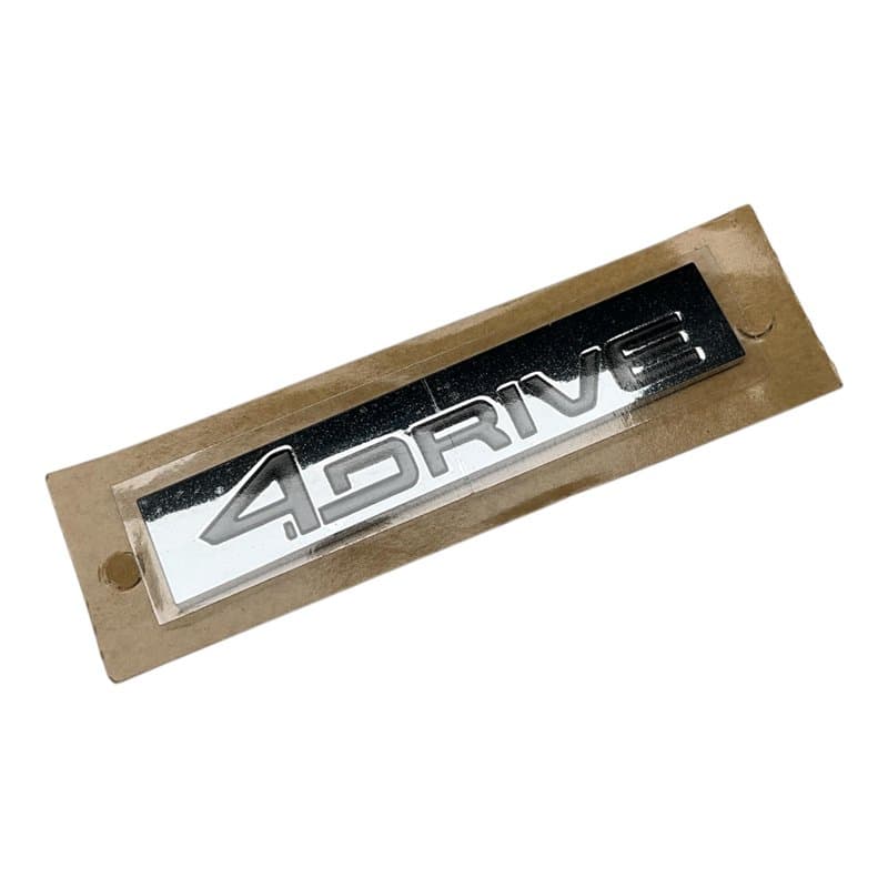 Seat 4Drive Logo emblème arrière Noir/chromé - Image 1