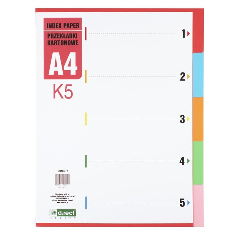 D.RECT | K5 | Inserts intermédiaires en carton 1-5 | - Image 1