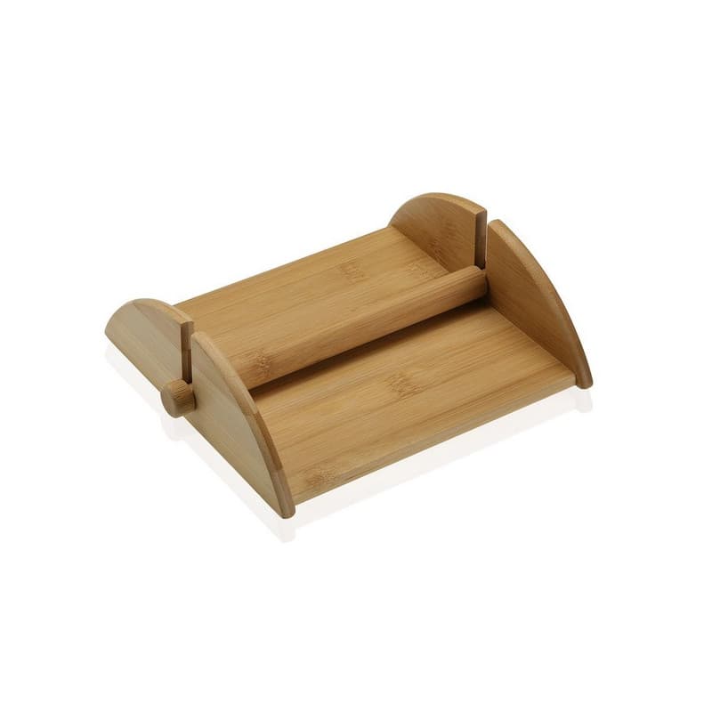 Porte-Serviettes Versa Marron Bois Bambou 17,8 x 5,8 x 19 cm - Image 1