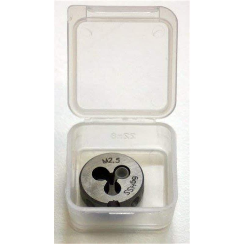 Filière HSS M2,5 x 0,45 - Taraud DIN 223 - Filetage à droite - Image 1